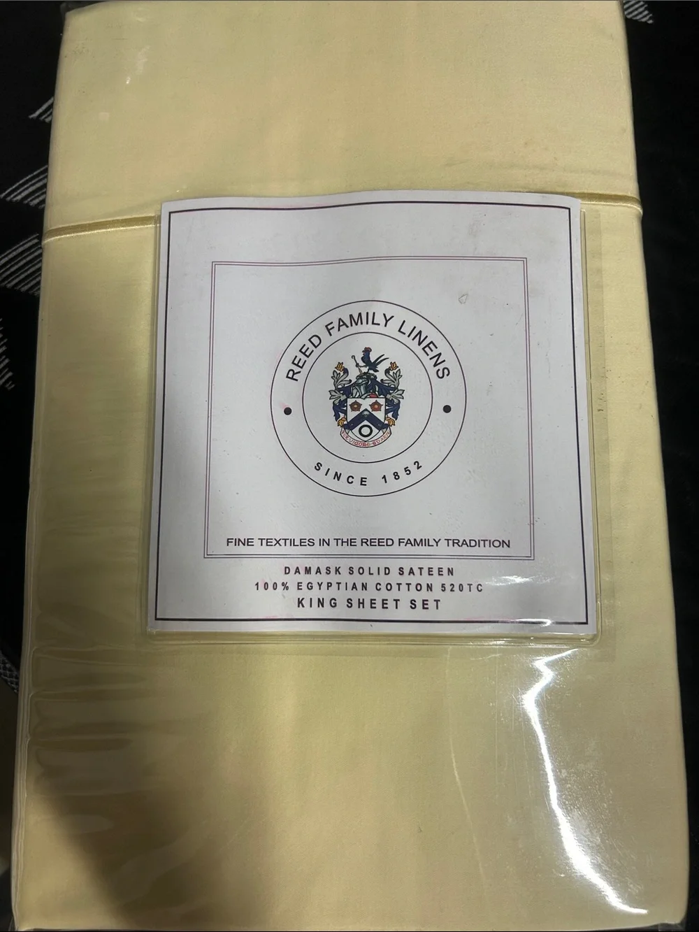 King Sheet Set in Yellow